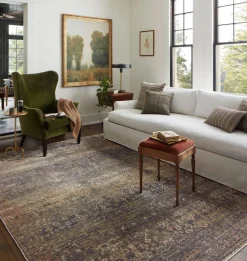 Bradbury BRU-05 Ink / Multi Area Rug