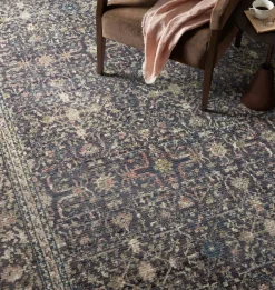 Bradbury BRU-01 Midnight / Multi Area Rug