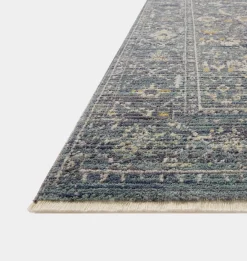 Bradbury BRU-03 Ocean / Gold Area Rug