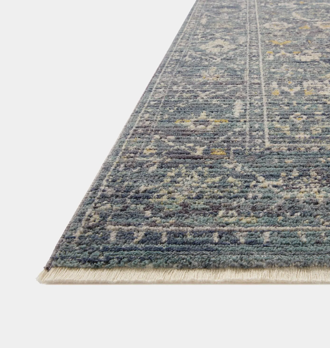 Bradbury BRU-03 Ocean / Gold Area Rug