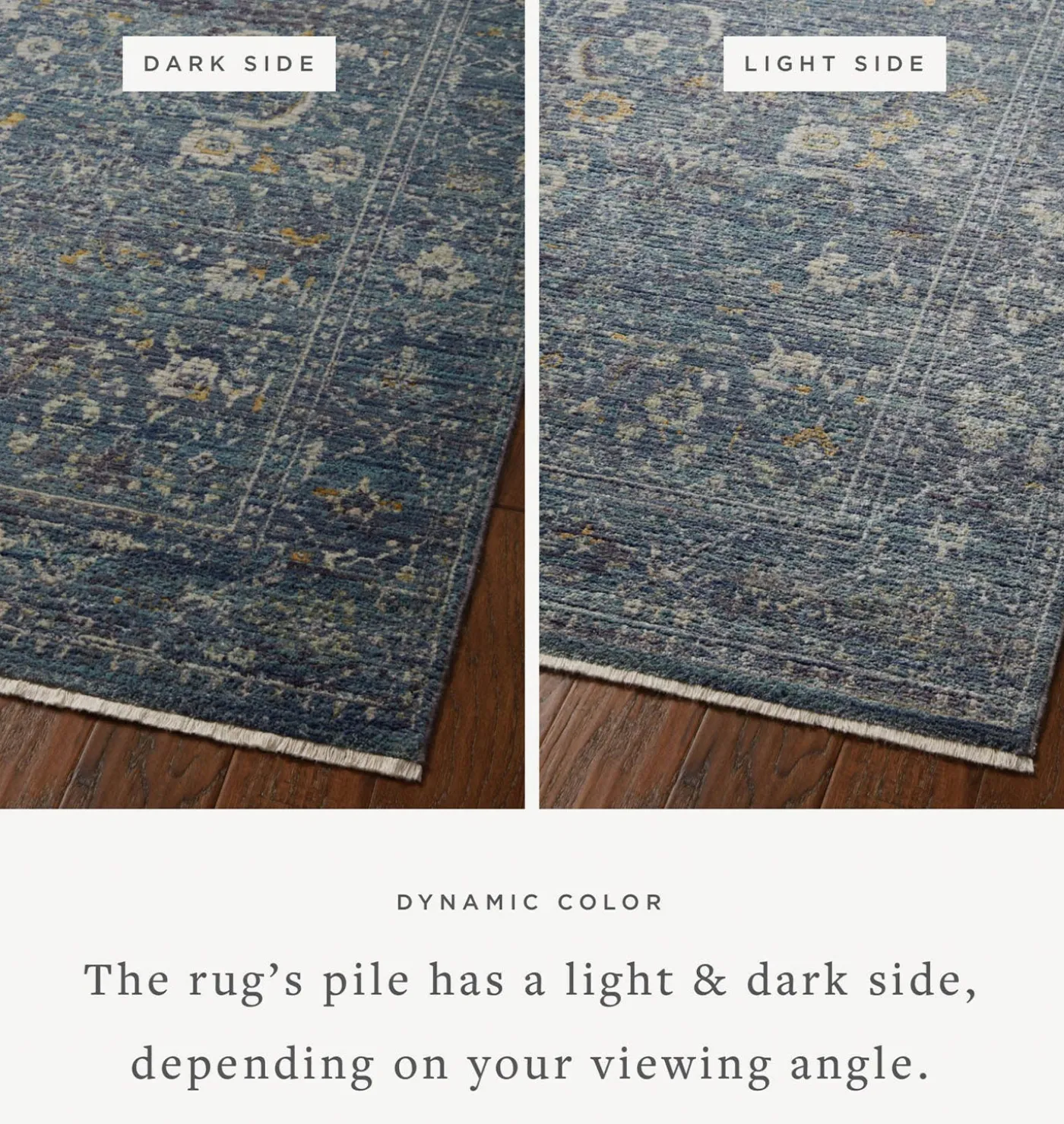 Bradbury BRU-03 Ocean / Gold Area Rug