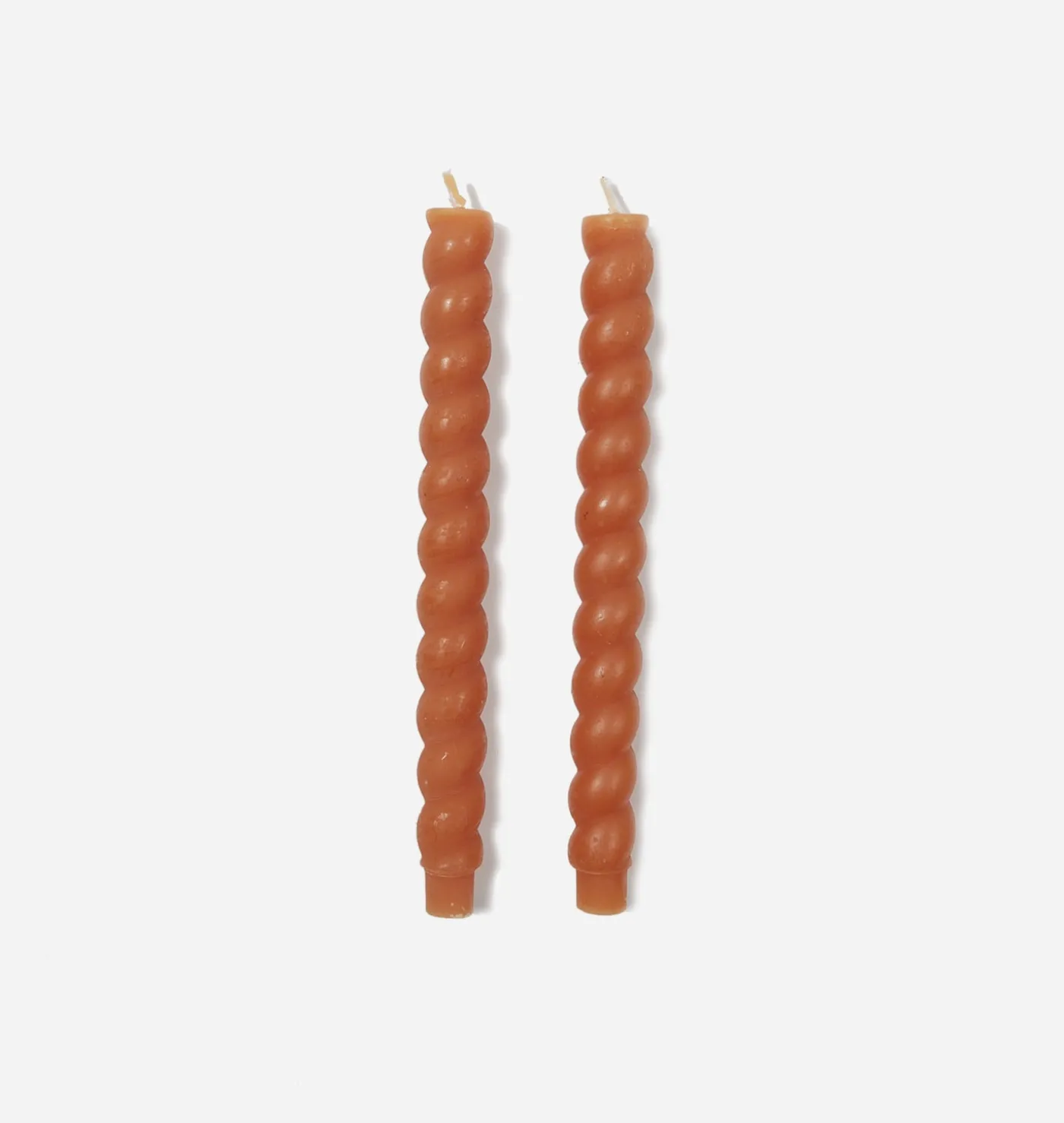 Braided Taper Candle S/2