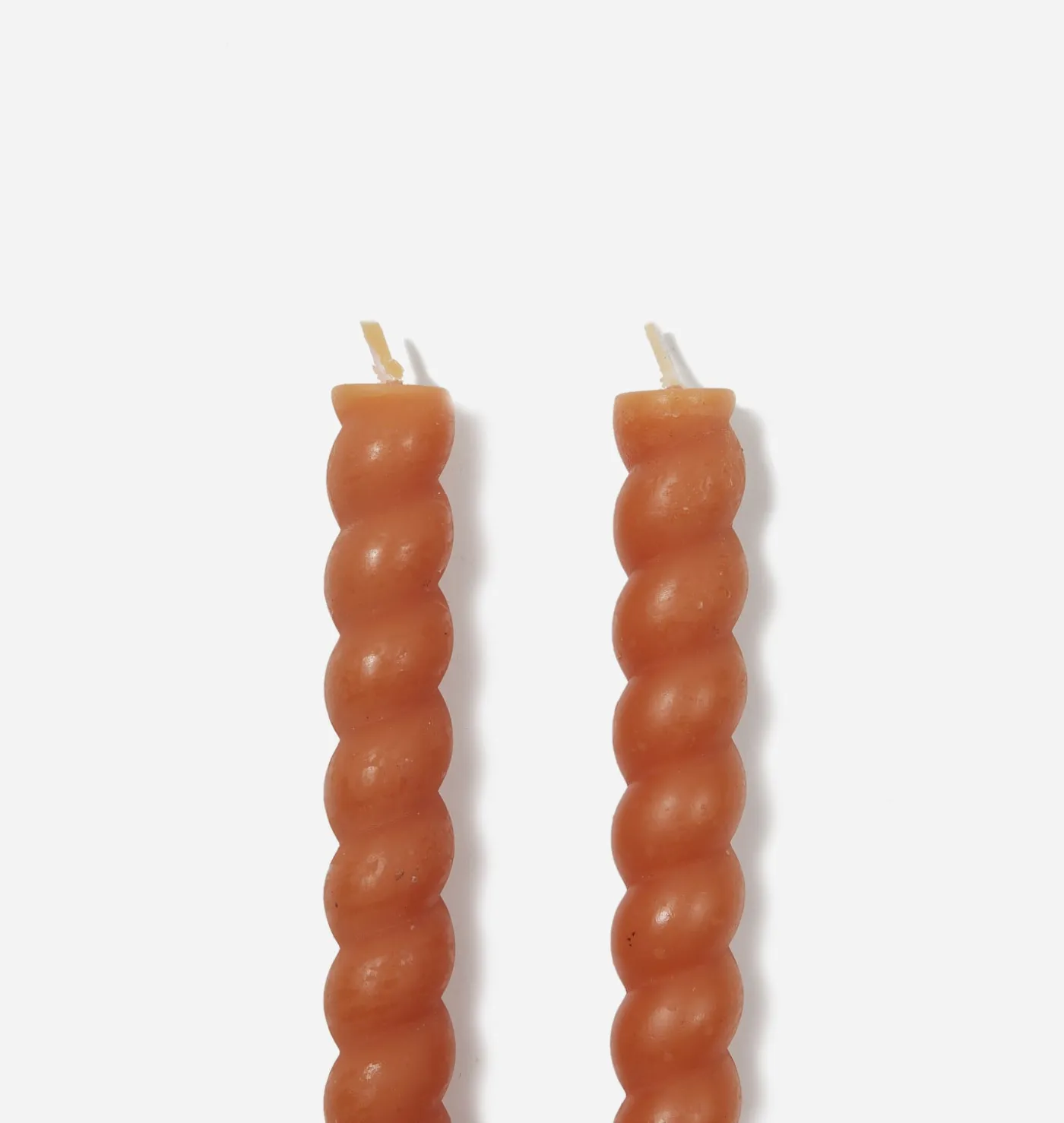 Braided Taper Candle S/2