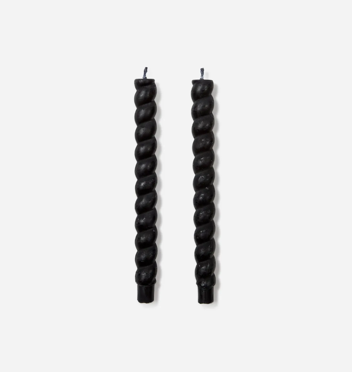 Braided Taper Candle S/2