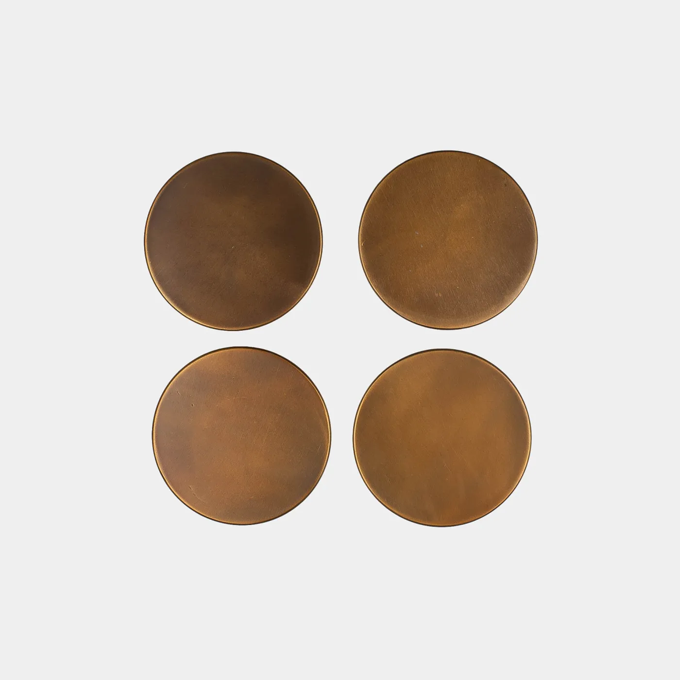 Brass Coaster Set