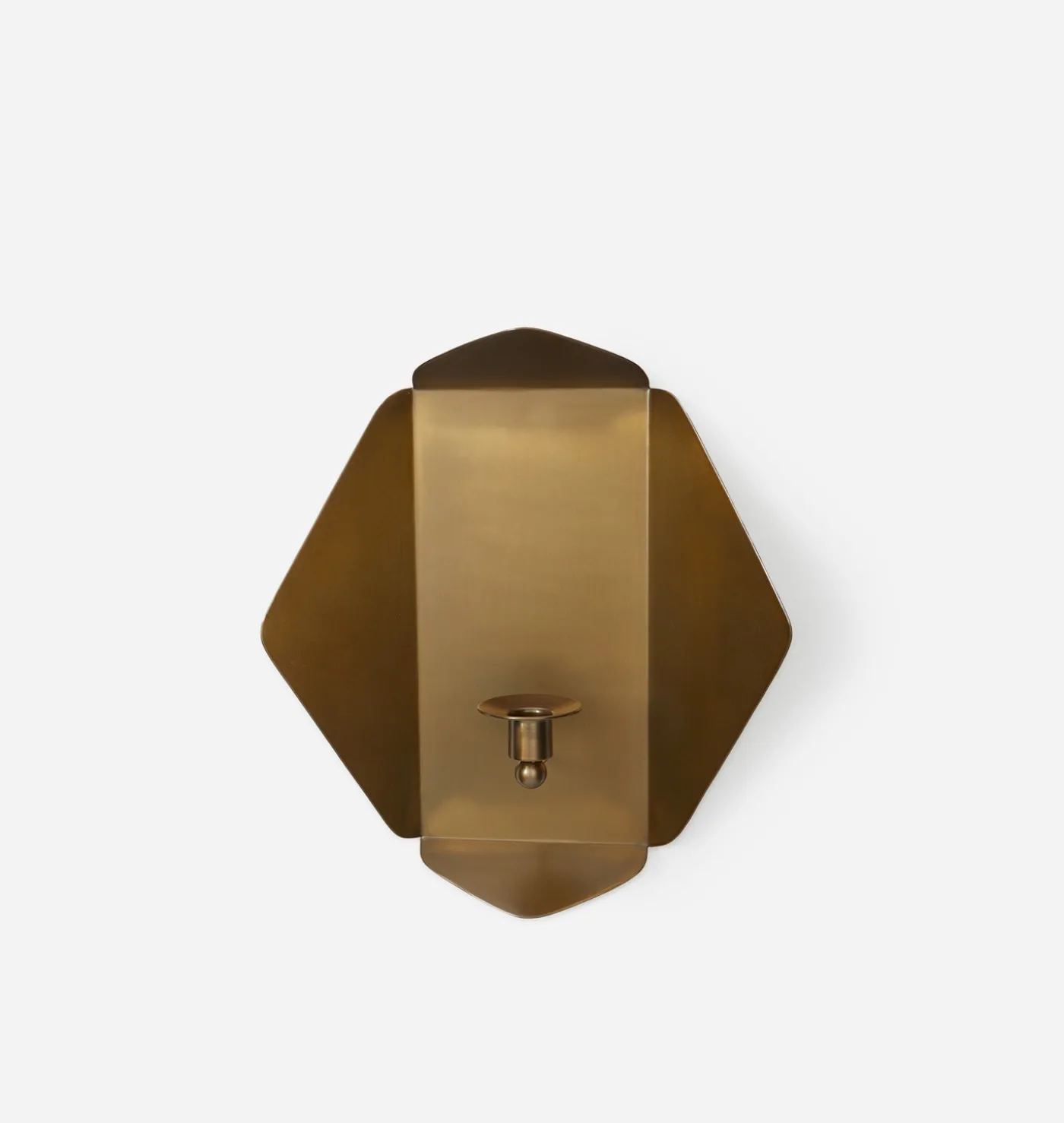 Brass Wall Candle Holder