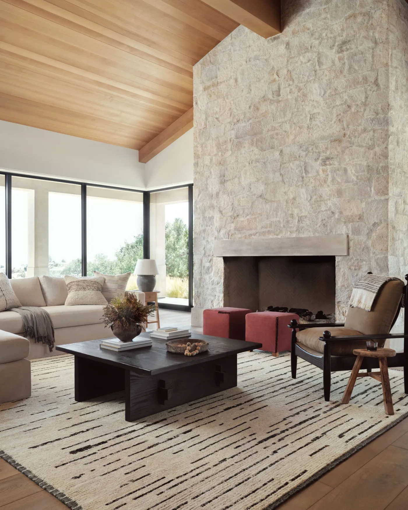 Briyana BRI-04 Natural / Black Area Rug