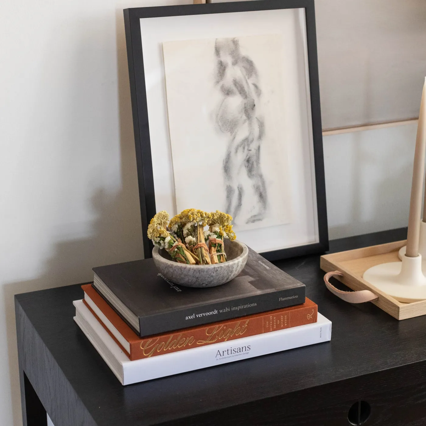 Brown Marble Bowl