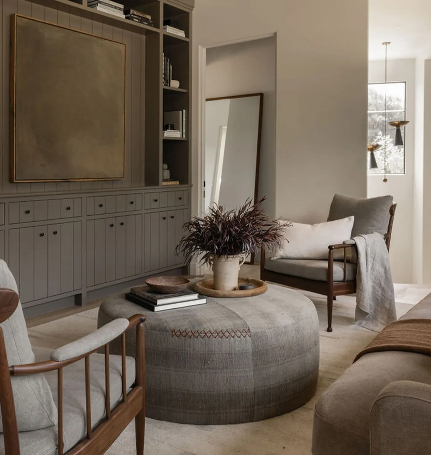 Bryn Wood Floor Mirror