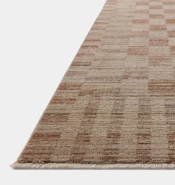 Cali CIL-06 Brick / Natural Area Rug
