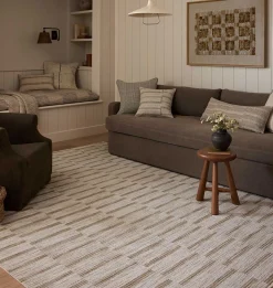 Cali CIL-04 Ivory / Tobacco Area Rug