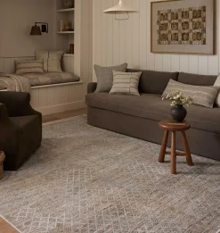 Cali CIL-03 Taupe / Multi Area Rug