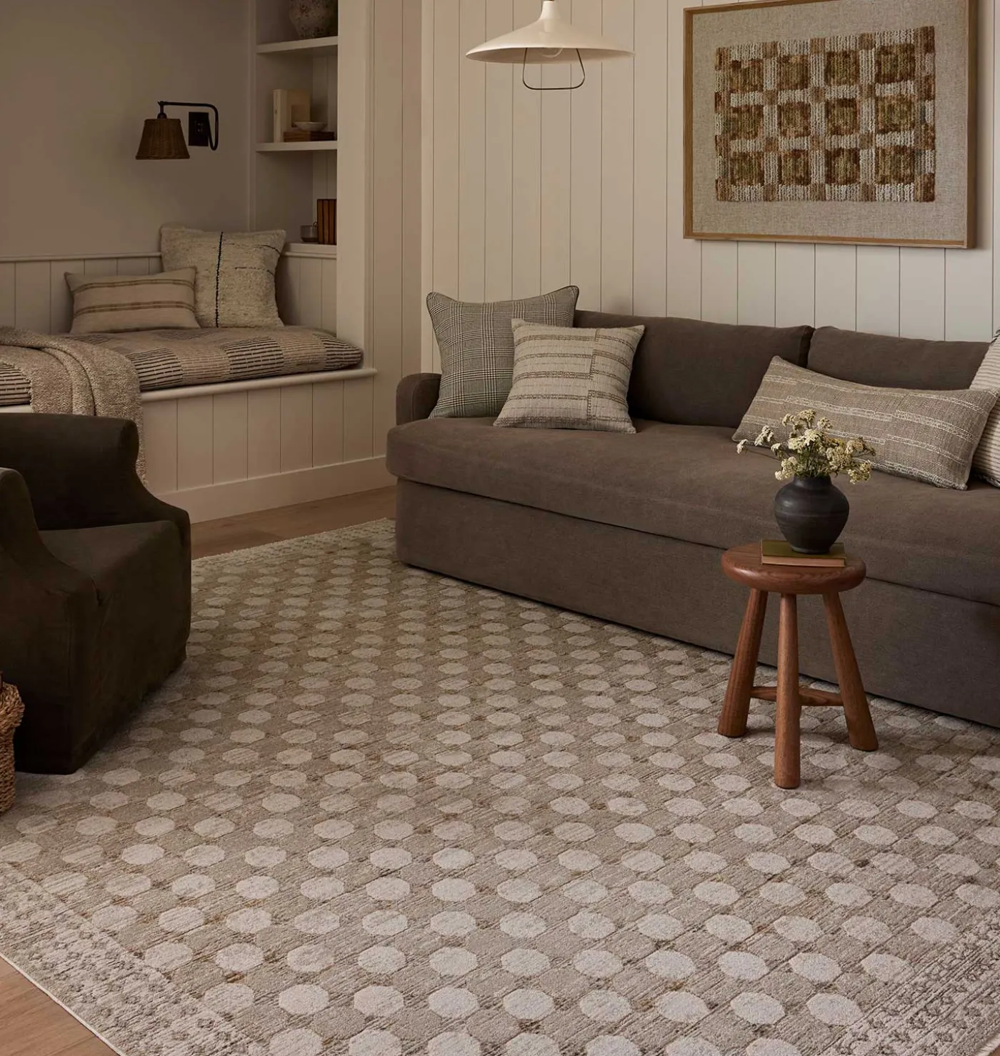Cali CIL-01 Taupe / Natural Area Rug