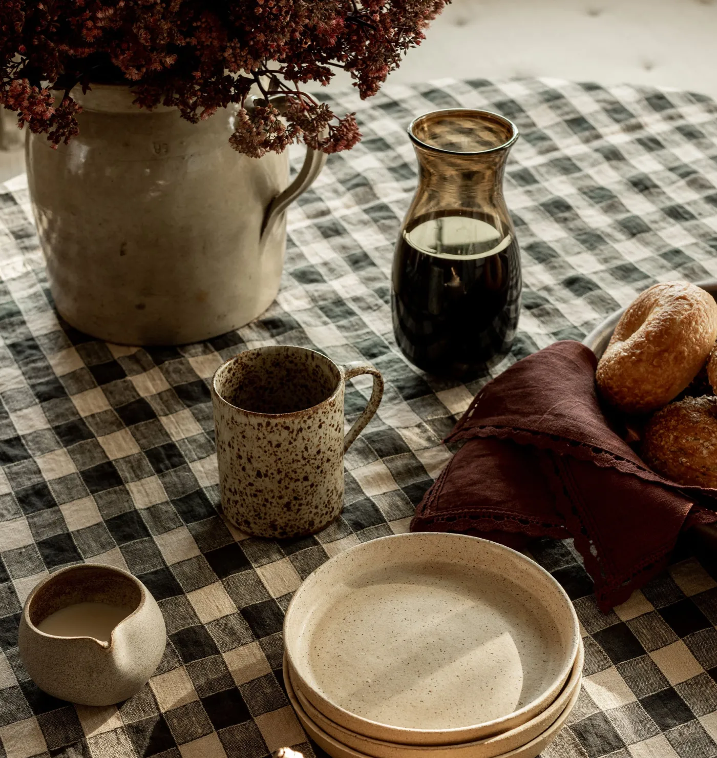 Canvas Vintage Tablecloth