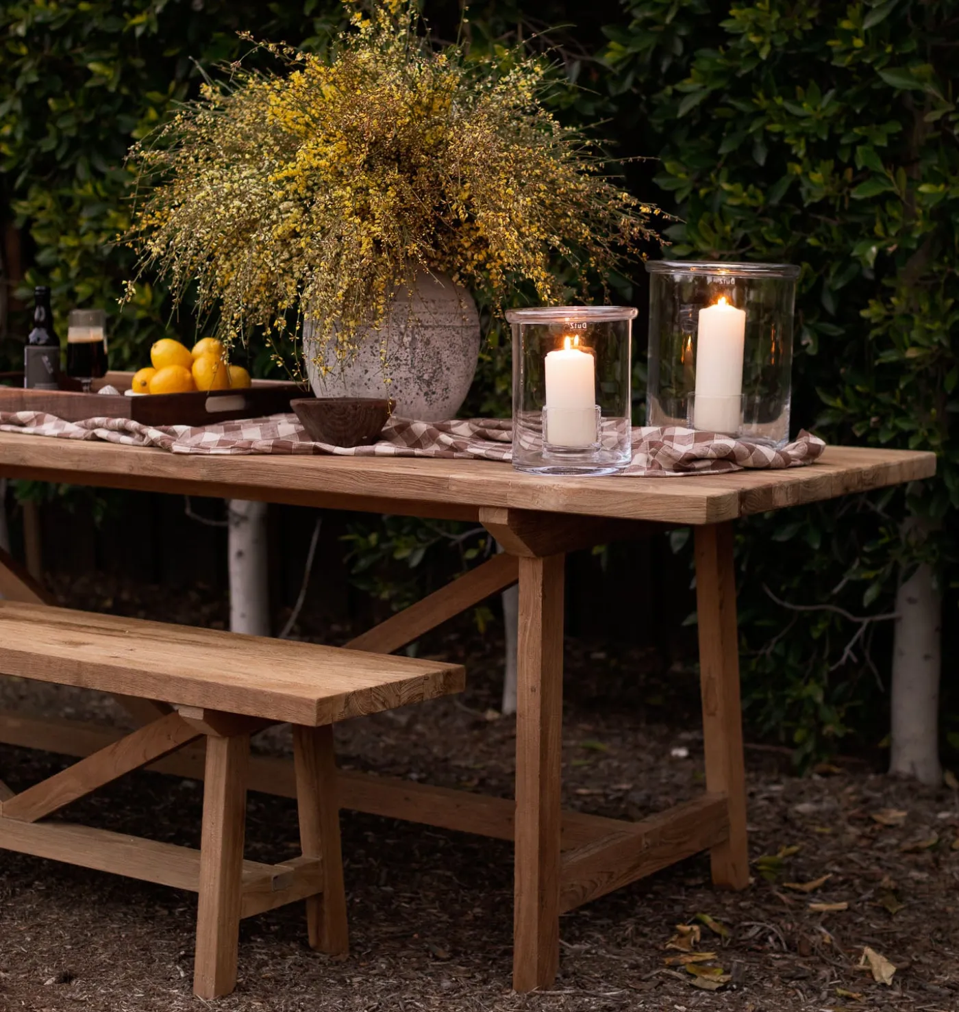 Canvas Vintage Tablecloth