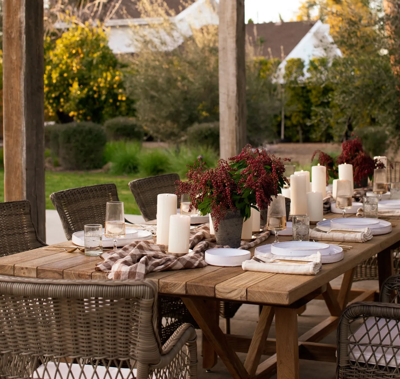 Canvas Vintage Tablecloth