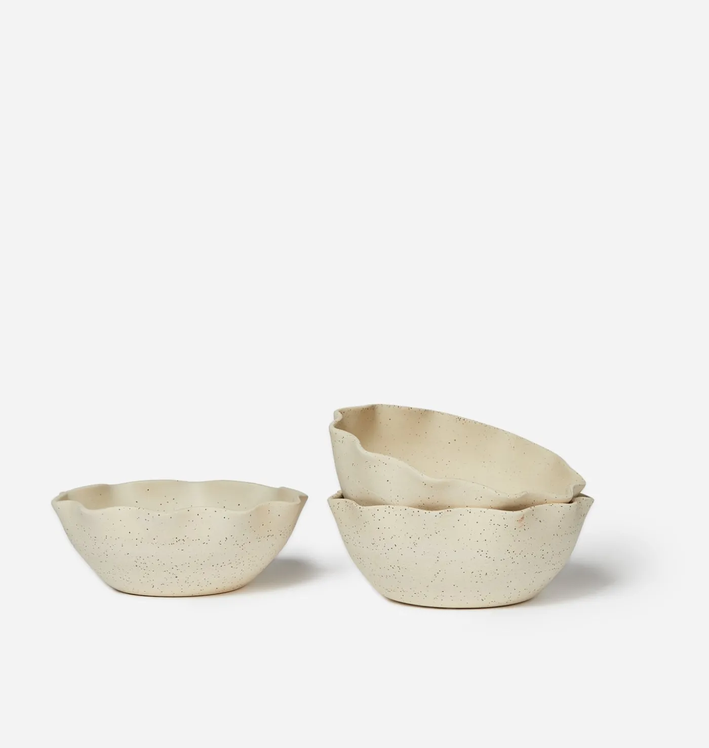 Ceramic Scalloped Bowl