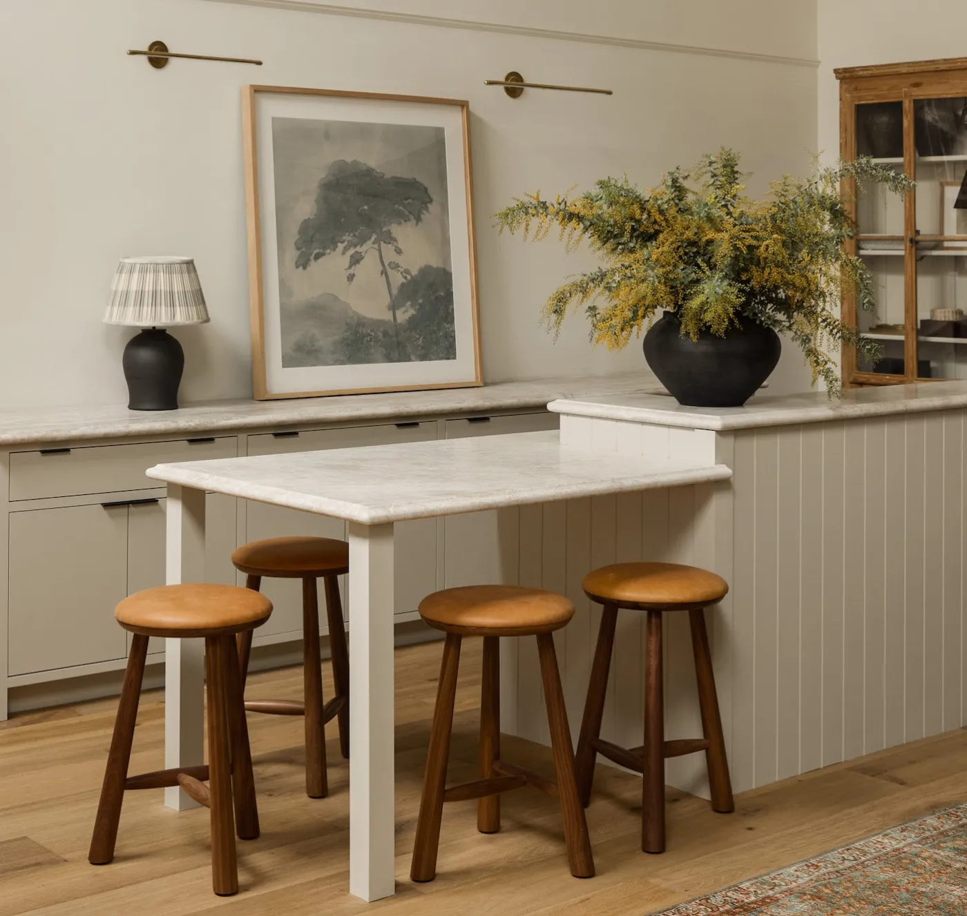 Charlie Upholstered Counter Stool