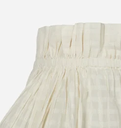 Checked Cotton Table Lamp Shade