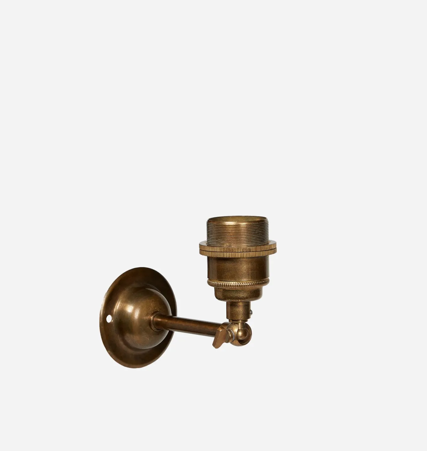 Checked Cotton Wall Sconce
