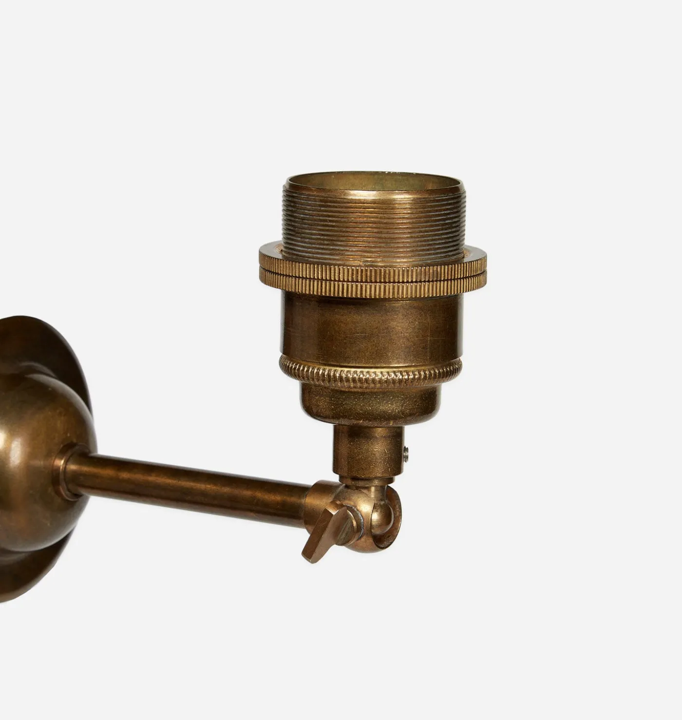 Checked Cotton Wall Sconce