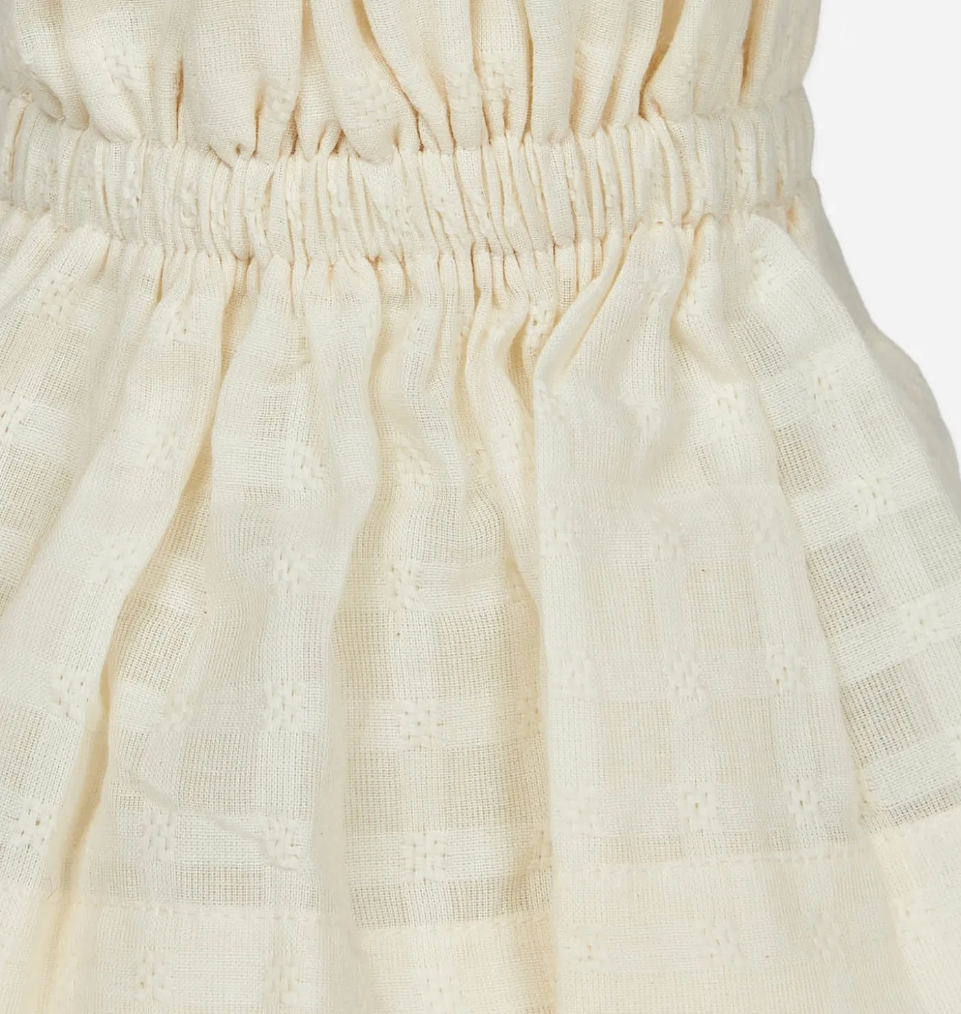 Checked Cotton Wall Sconce
