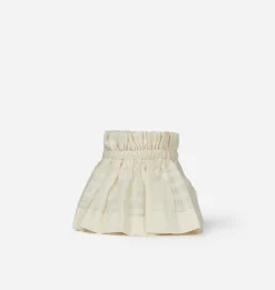 Checked Cotton Wall Sconce