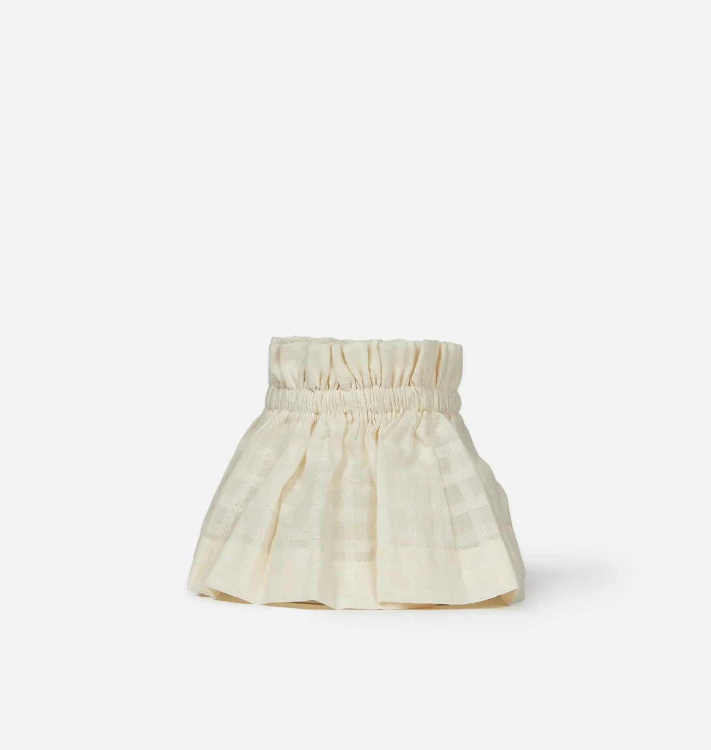 Checked Cotton Wall Sconce