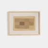 Checkered Earth Tones Framed Print