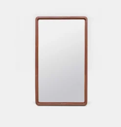 Chicory Leather Mirror