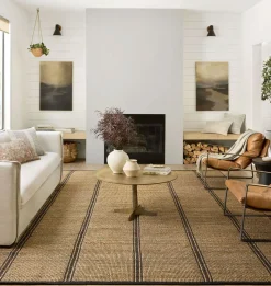 Colton CON-01 Natural / Black Area Rug