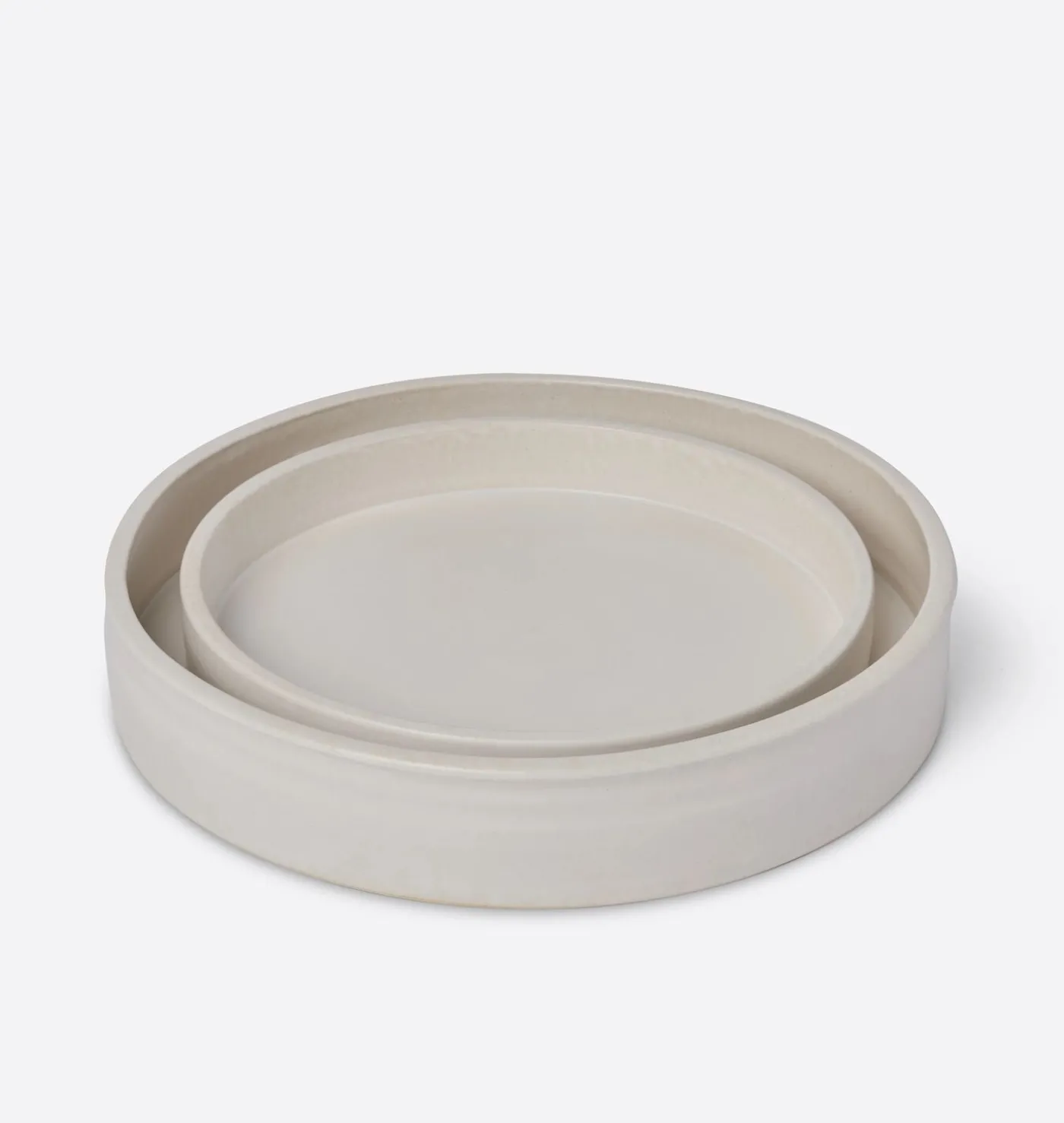 Coupe Tray Eggshell