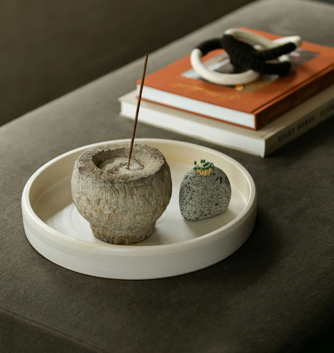 Coupe Tray Eggshell