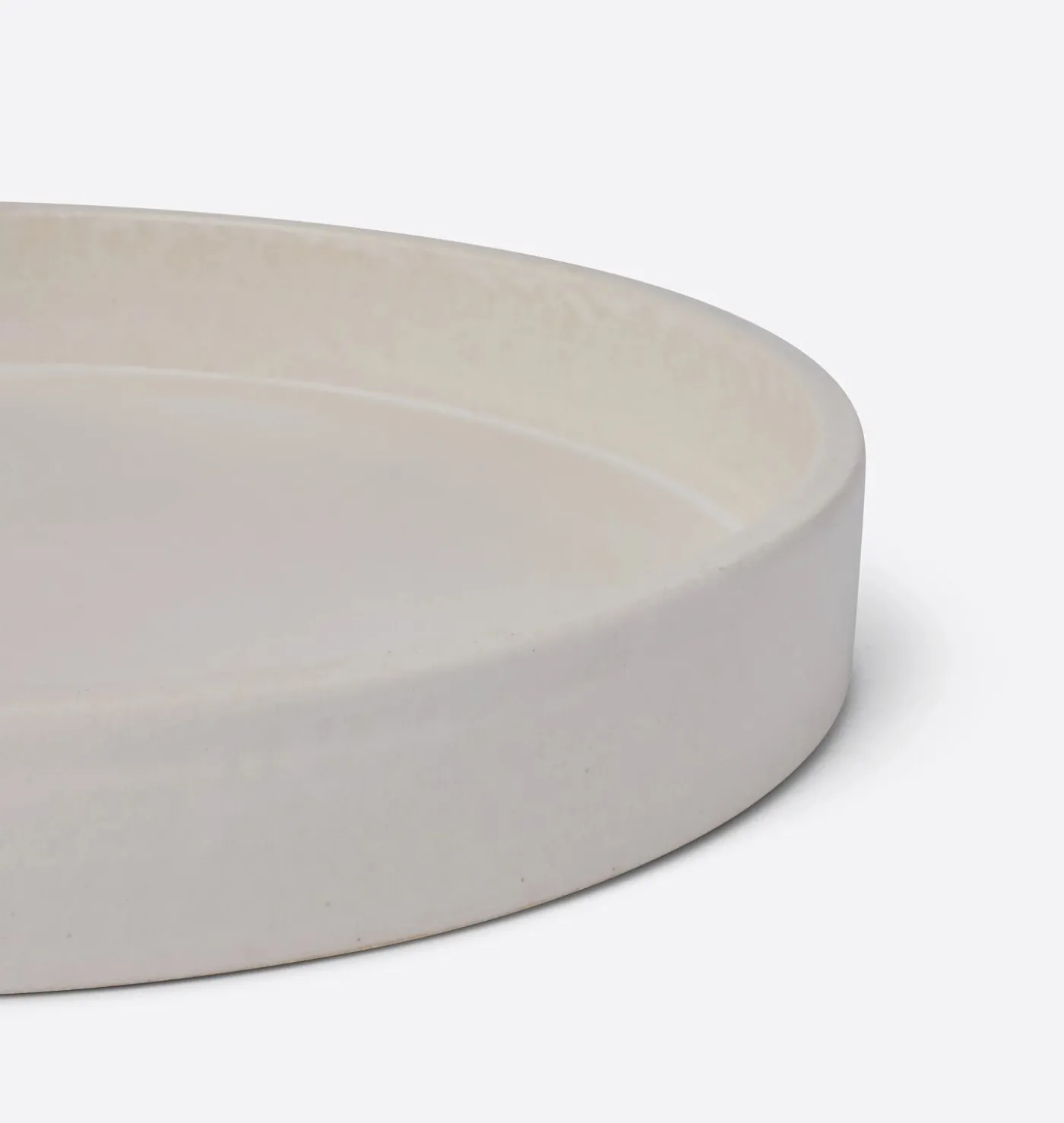 Coupe Tray Eggshell