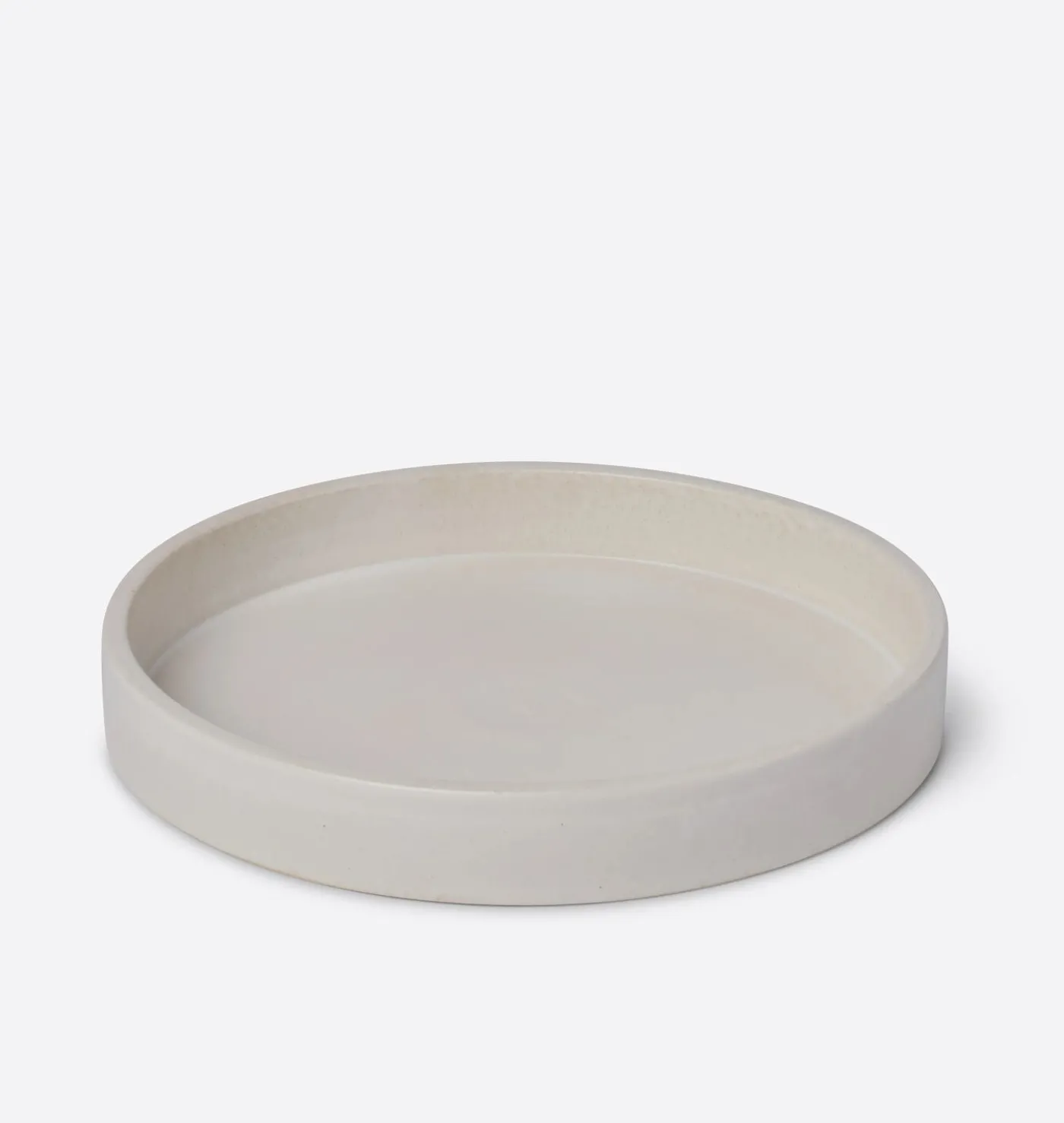 Coupe Tray Eggshell