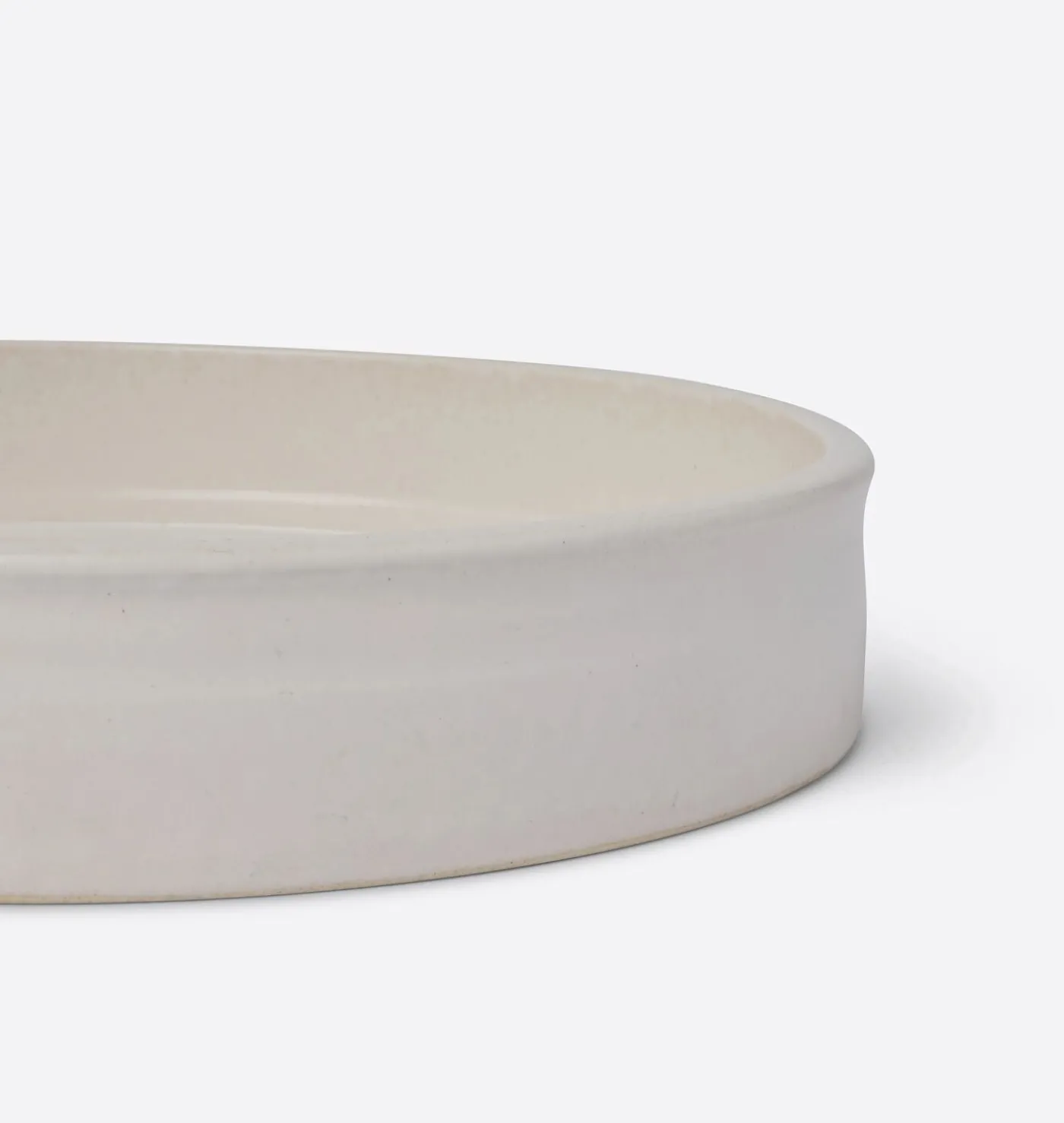 Coupe Tray Eggshell