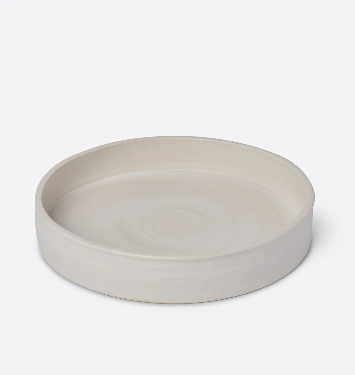 Coupe Tray Eggshell