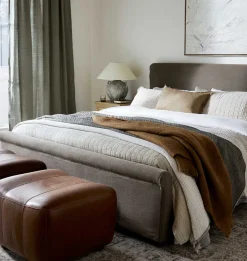 Dalia Slipcovered Bed