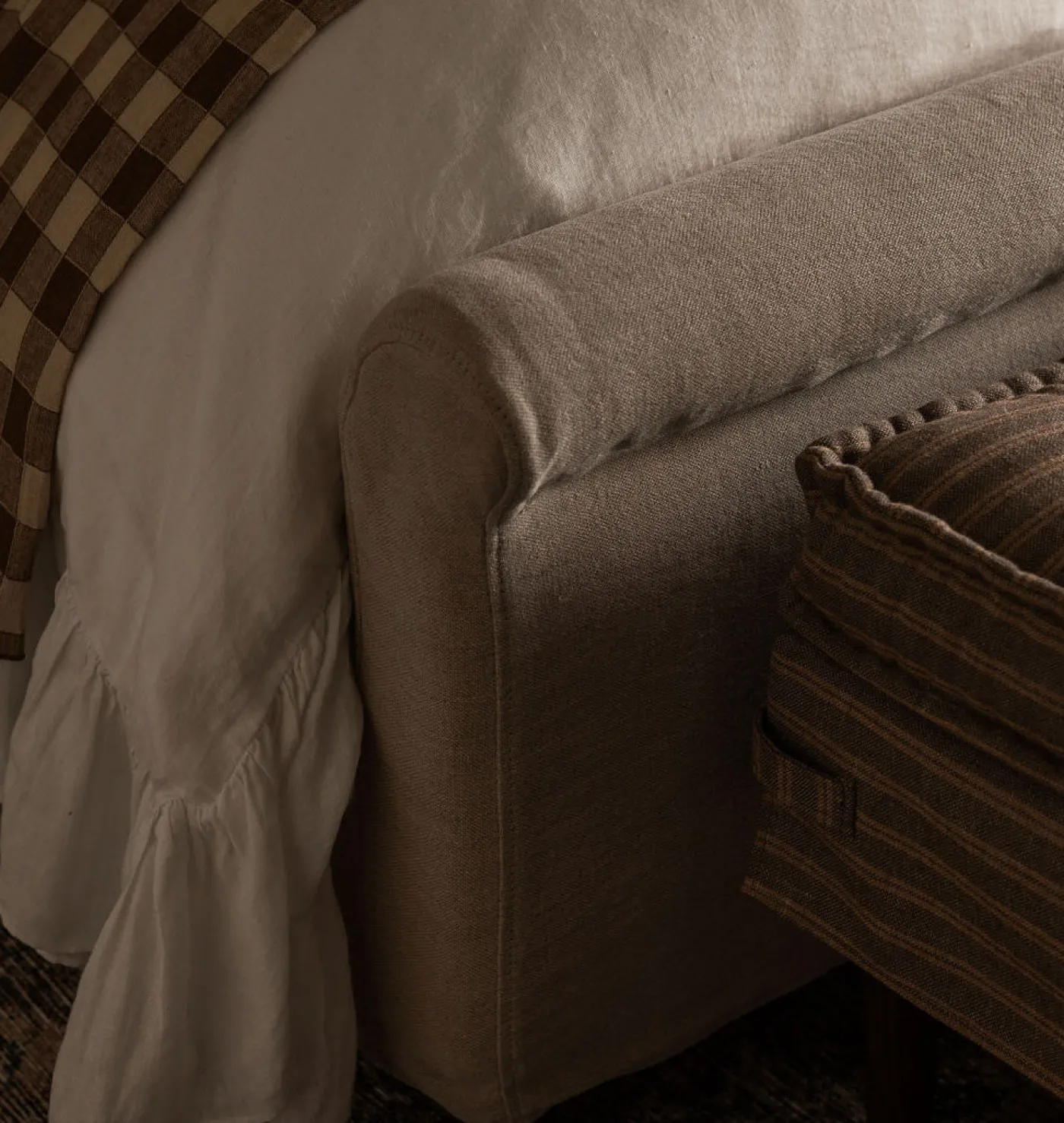 Dalia Slipcovered Bed