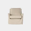 Danny Slipcovered Swivel Armchair