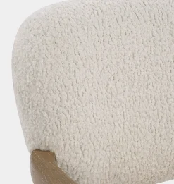 Dell Natural Shearling Lounge Chair