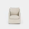 Douglas Slipcovered Swivel Chair