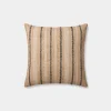 Elowen Pillow 22'' x 22'' Natural / Blue