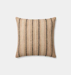 Elowen Pillow 22'' x 22'' Natural / Blue
