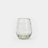 Etched Oval Glass