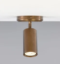 Evanston Ceiling Light Antique Brass