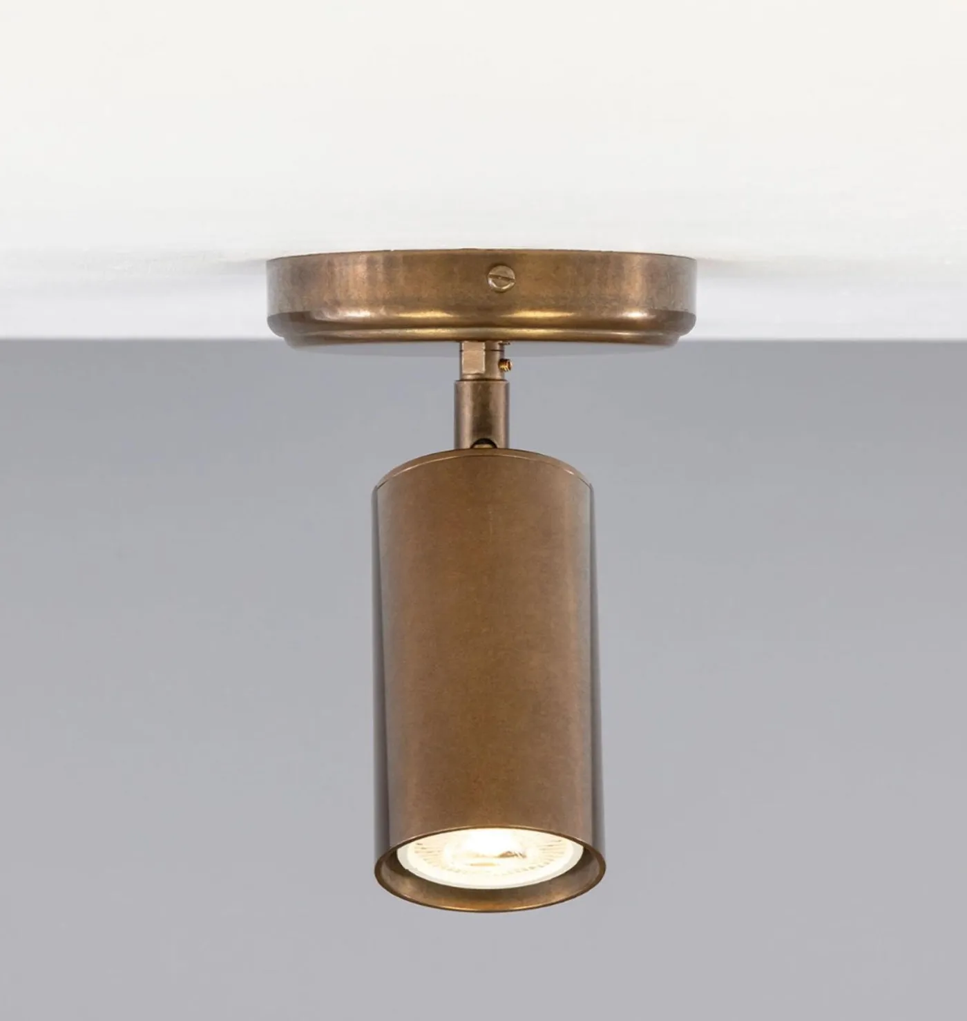Evanston Ceiling Light Antique Brass
