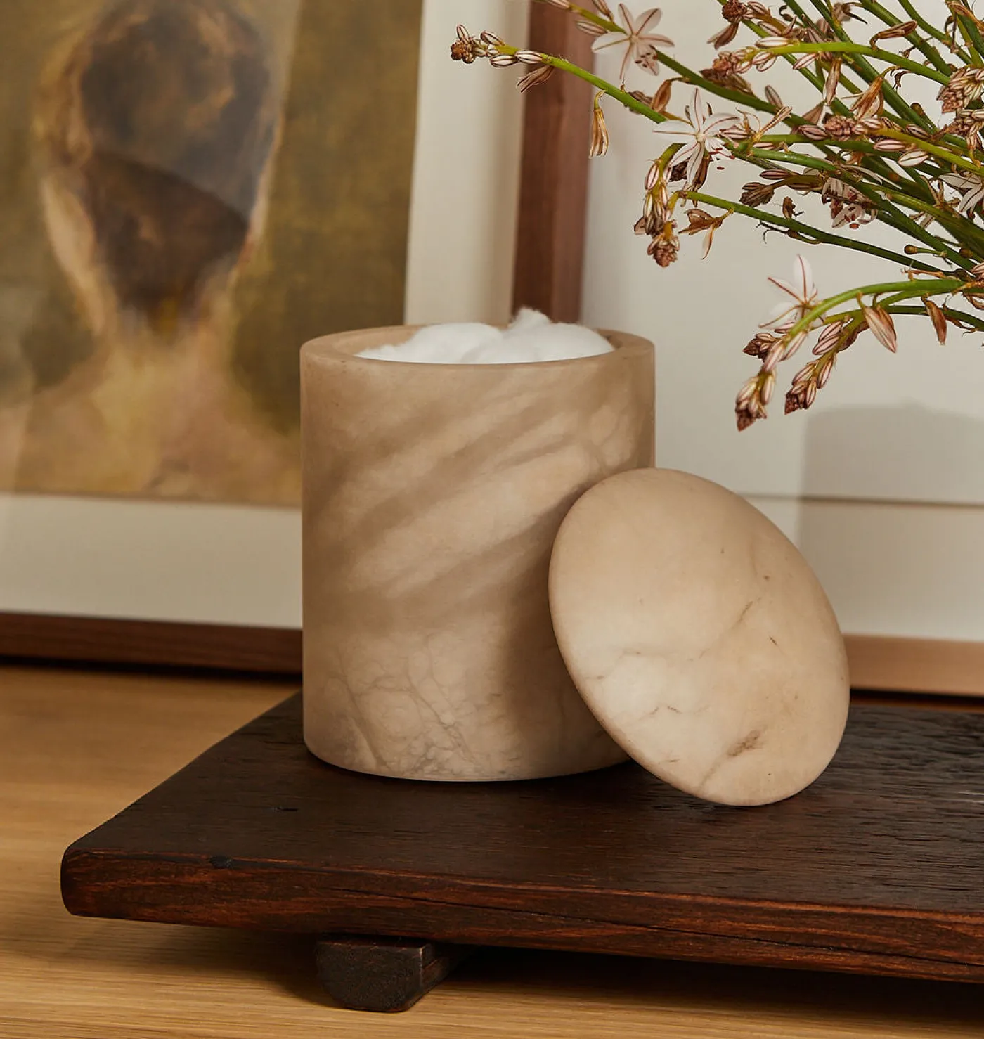 Everly Alabaster Canister