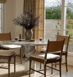 Figueroa Round Marble Dining Table