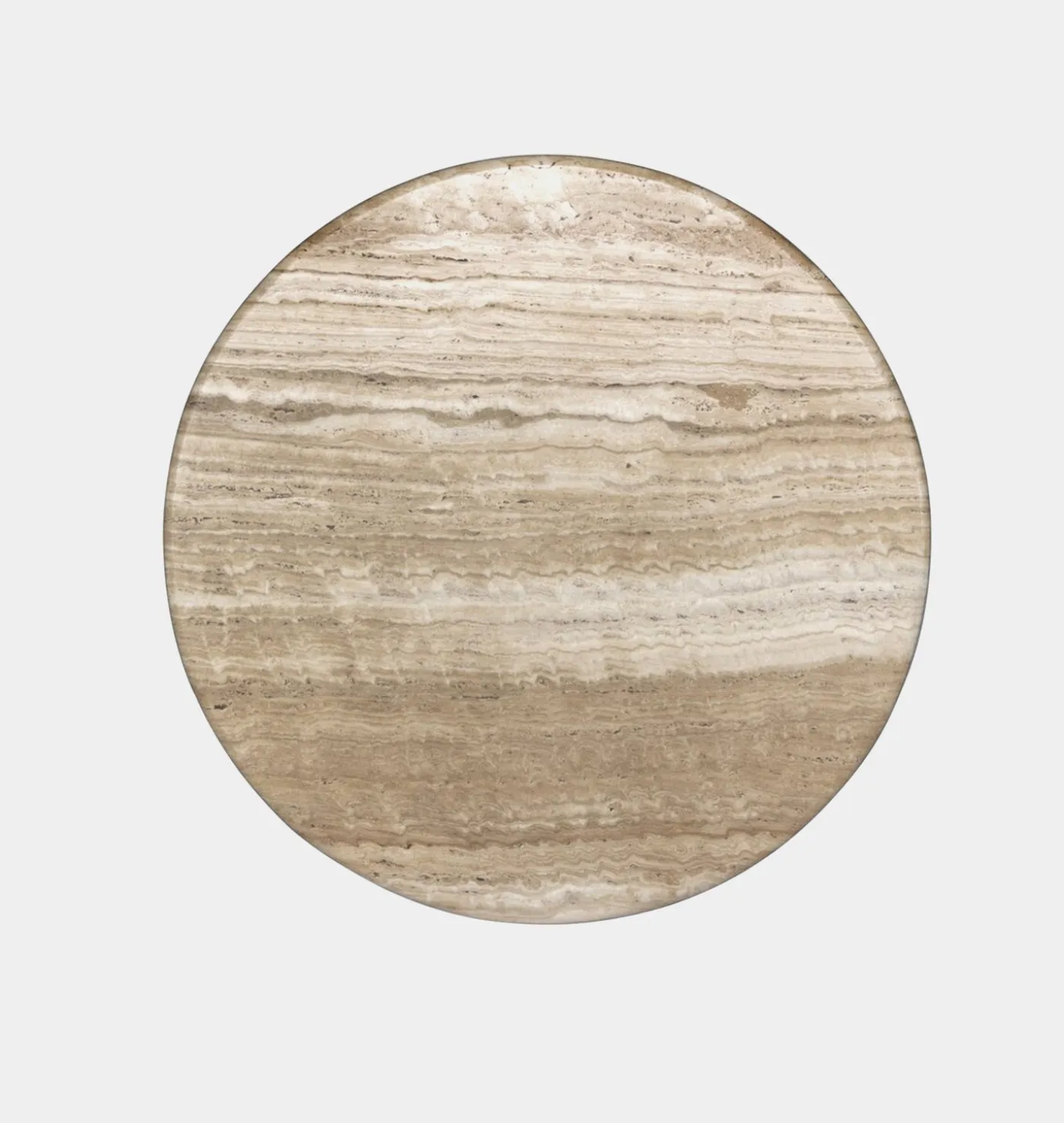 Figueroa Round Travertine Dining Table
